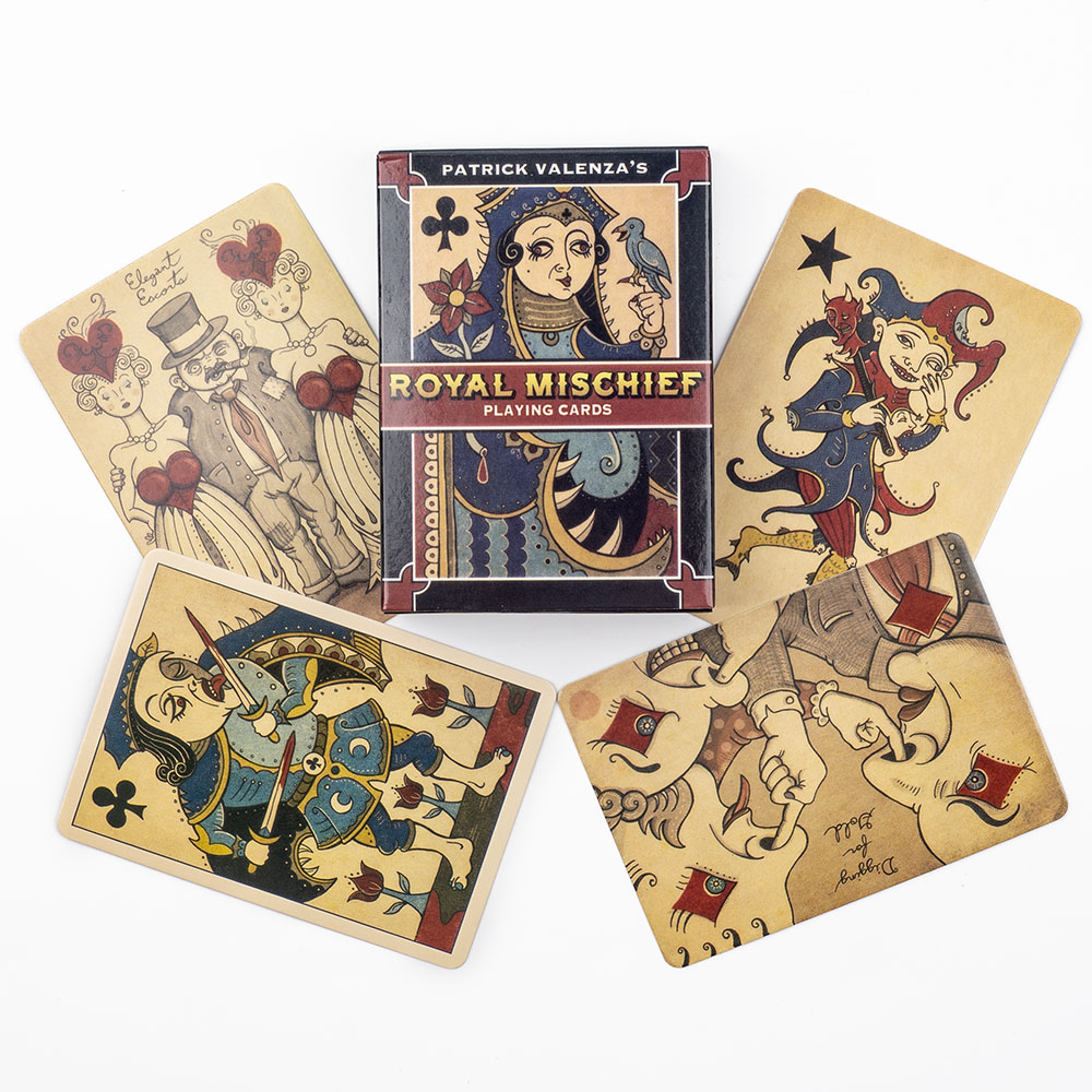 Party Games Console - Royal Mischief Spielkarten, 54 Stück, Tischkarten