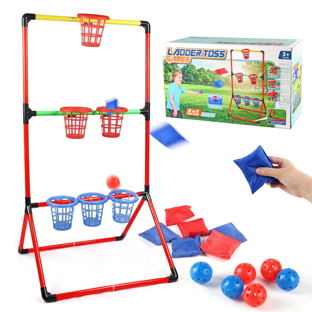 Party Games For 5 Year Olds Indoors - 2-in-1 Sandsack-Wurfspiel Sportspielzeug für Drinnen und