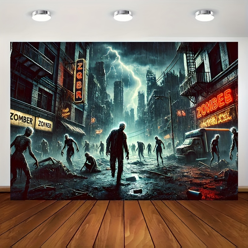 Party Games Easy - 1-teiliges Zombie Hunter-Spielset in einer postapokalyptischen
