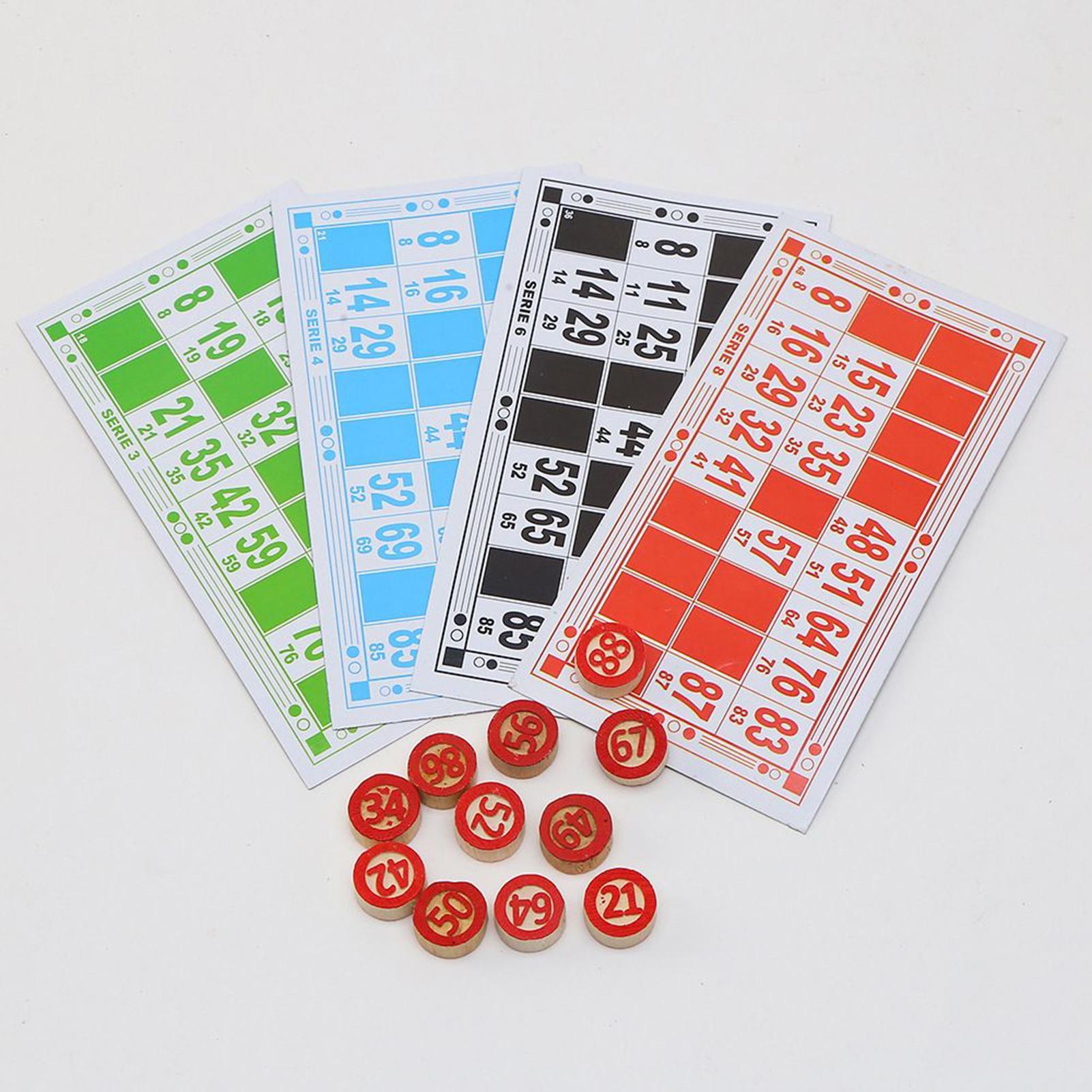 Party Games For Large Groups - Bingo-Set, lustig, pädagogisch, interaktiv, Vintage, großer