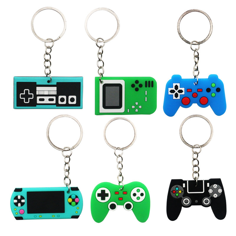 Party Games Console - 6/12PCS PVC Schlüsselbund Gamepad Spielkonsole Thema