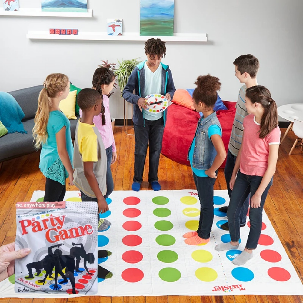 Party Games Adults Indoor - Twister-Partyspiel – Familie, drinnen und draußen,