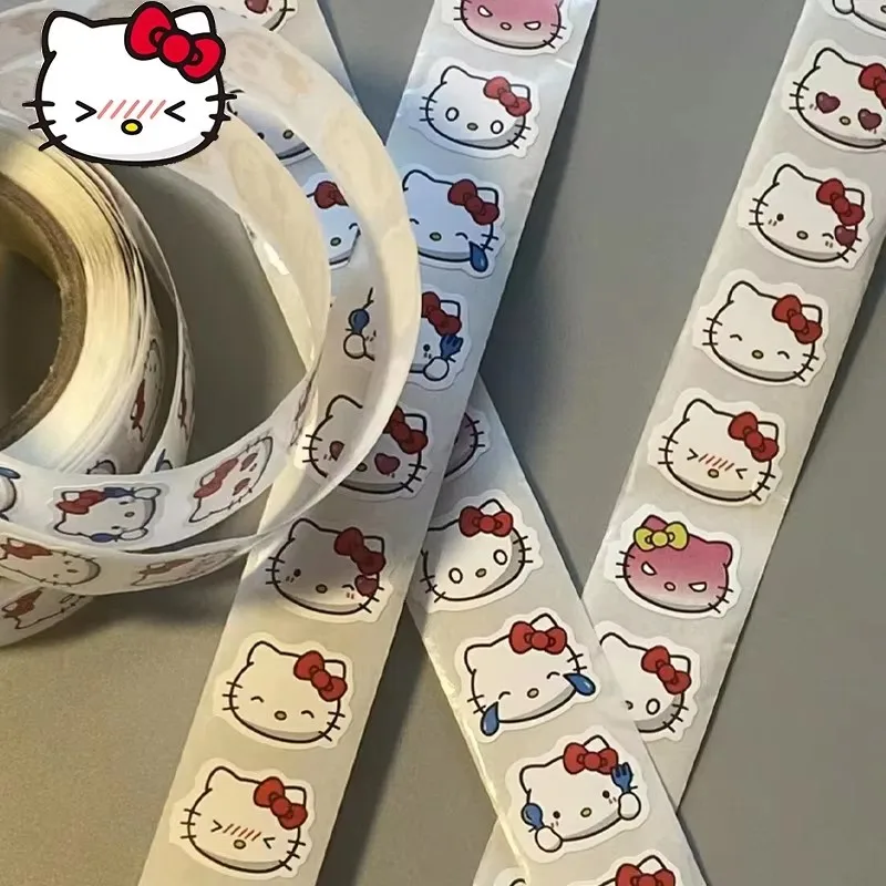 Party Games Baby Shower - 500 Stück Hello Kitty süße Aufkleber,