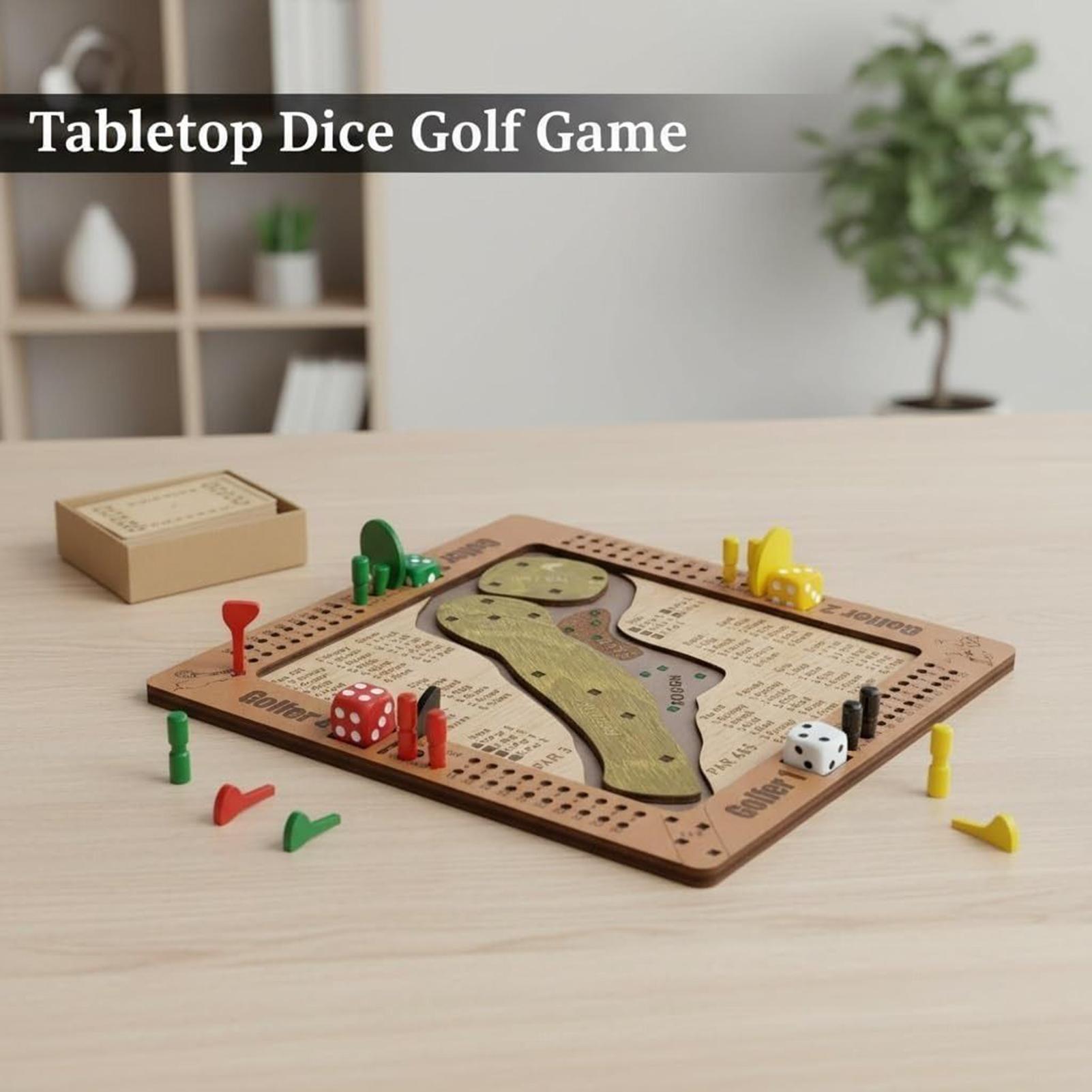 Golf-Würfelspiel aus Holz, her – Party Games Console Bewertung und Preis