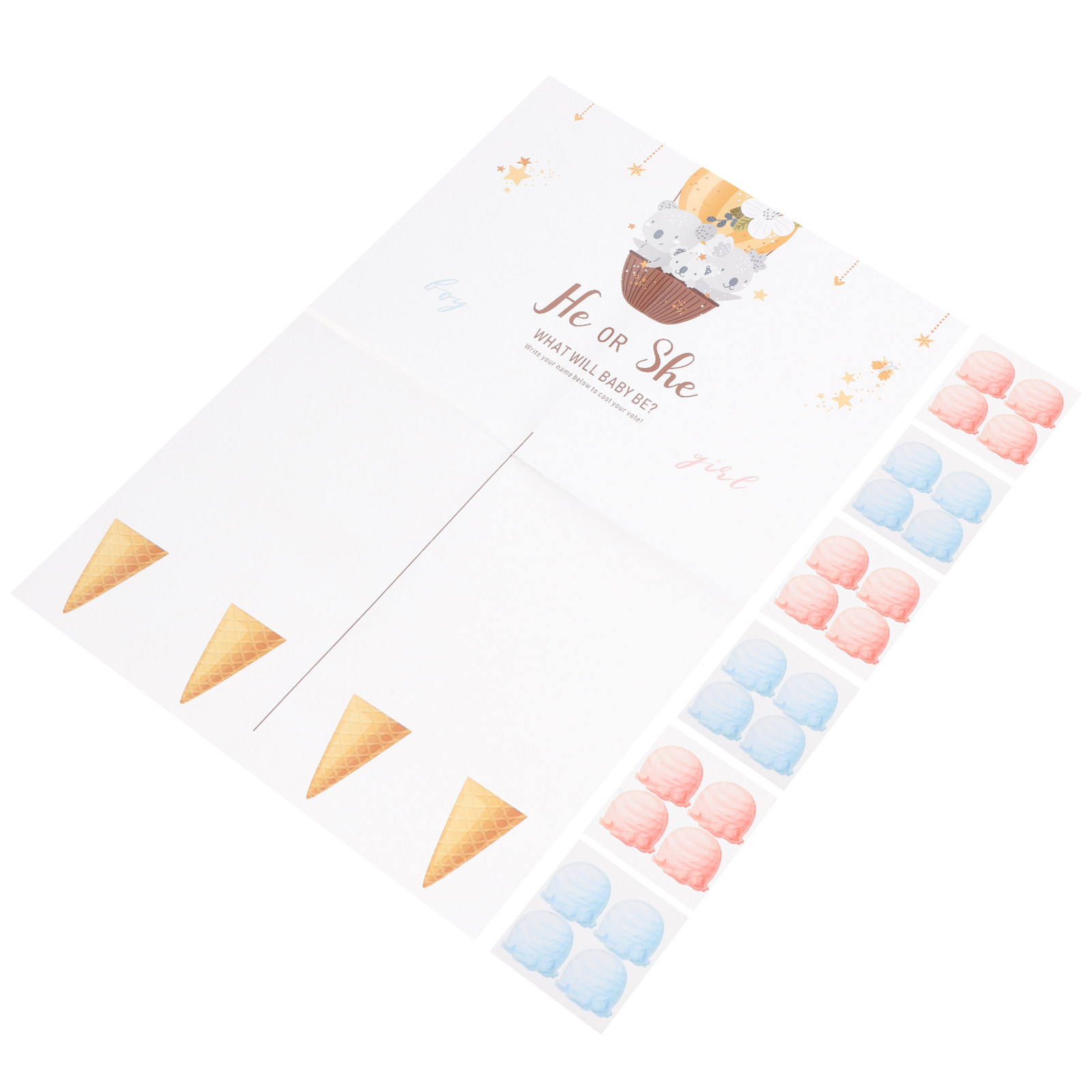 1 Set Gender-Reveal-Spielkarte – Party Games Baby Shower Bewertung und Preis