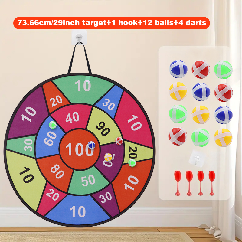 Klebrige Ball-Dartscheibe – 12 – Party Games For 5 Year Olds Indoors Bewertung und Preis