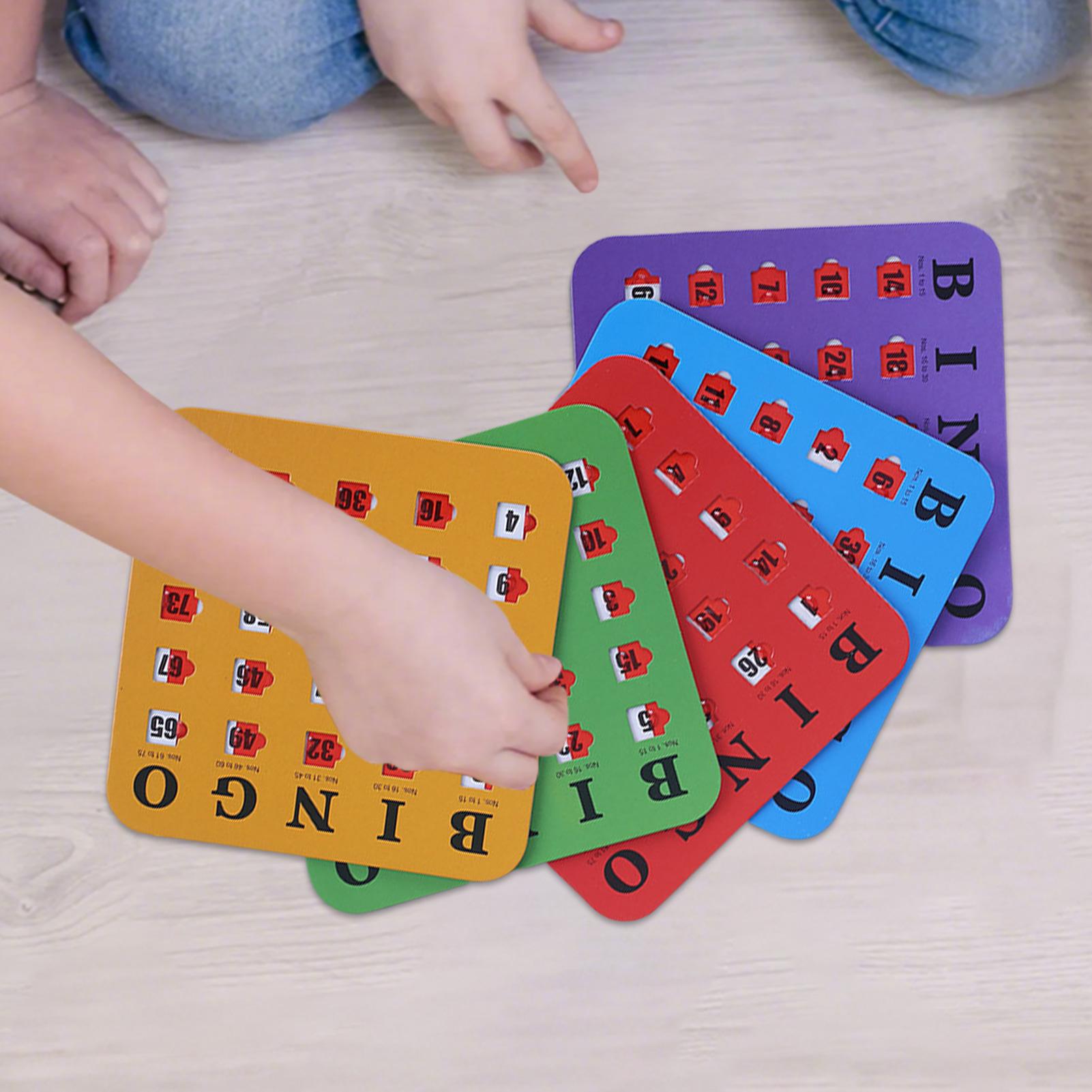 5 Stück Bingo-Spielkarten mit  – Party Games For Large Groups Bewertung und Preis