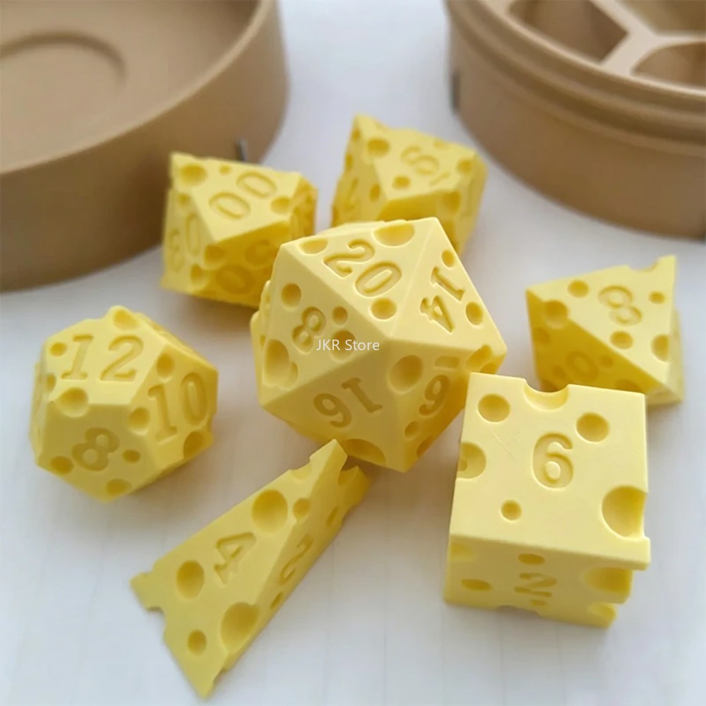 3D-Gedrucktes Käse-Würfelset m – Party Games At Christmas Bewertung und Preis