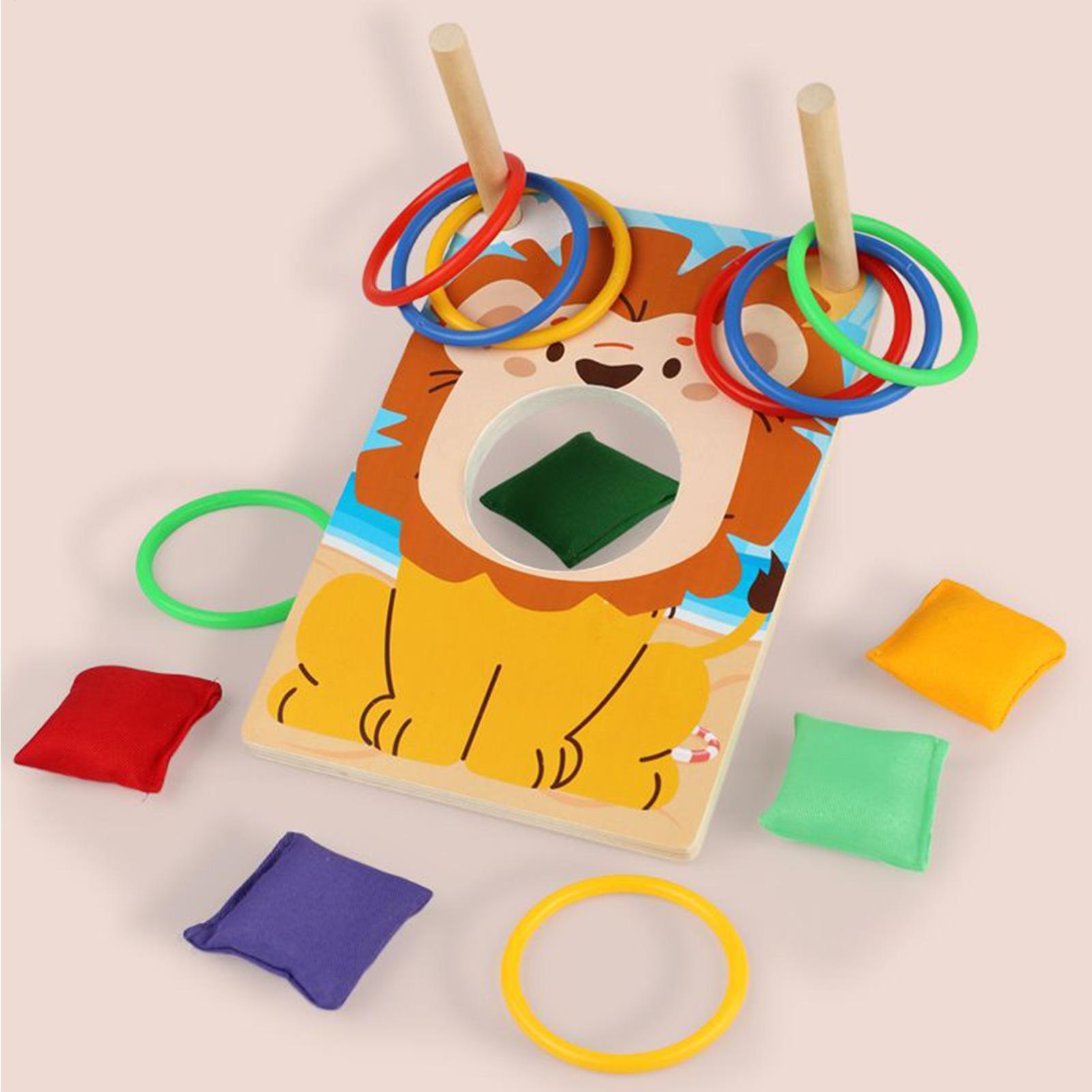 Hölzernes Sitzsack-Wurfspiel,  – Party Games Adults Indoor Bewertung und Preis