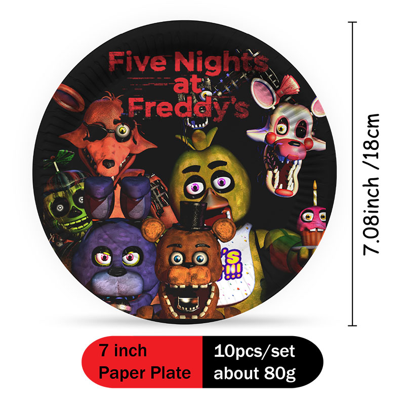 FNAF-Themen Pappteller, Becher – Party Games At Christmas Bewertung und Preis
