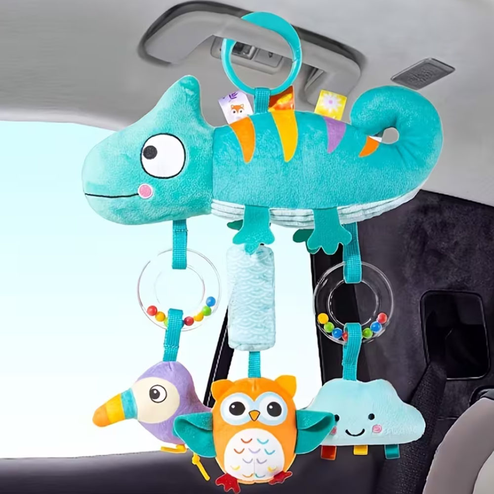 Weiches Cartoon-Tier-Rasselspi – Party Games Baby Shower Bewertung und Preis