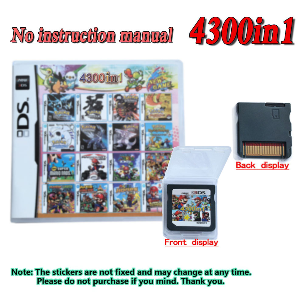 4300-in-1 Kompilation DS NDS 3 – Party Games Console Bewertung und Preis