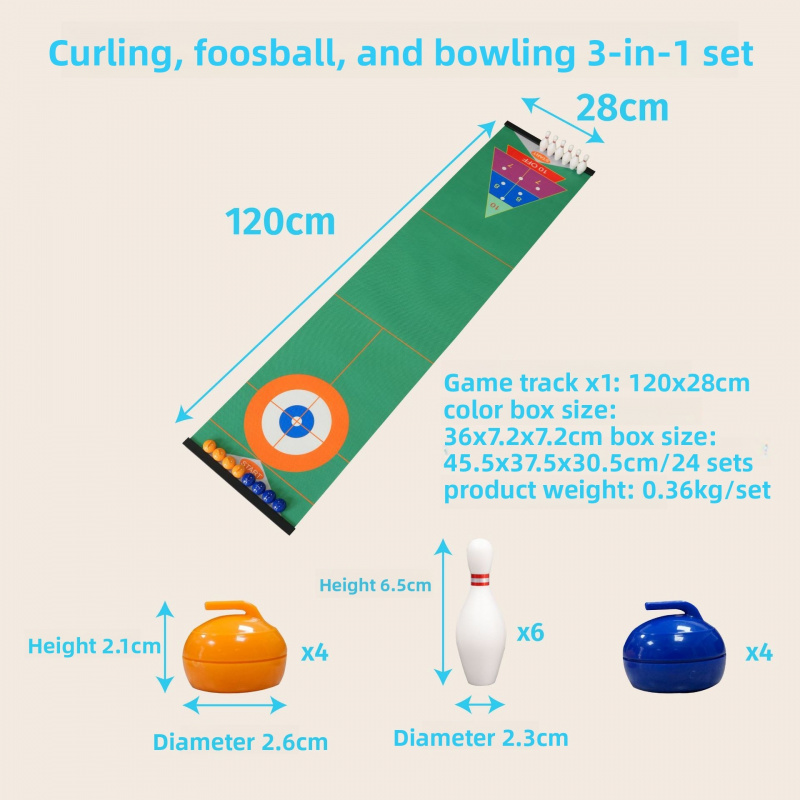 Curling-Tischspiel-Set, Mini-E – Party Games For Adults And Kids Bewertung und Preis