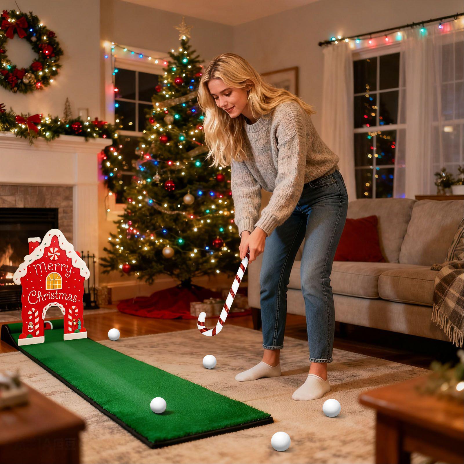 Indoor Golf Spiel Weihnachten  – Party Games Adults Indoor Bewertung und Preis