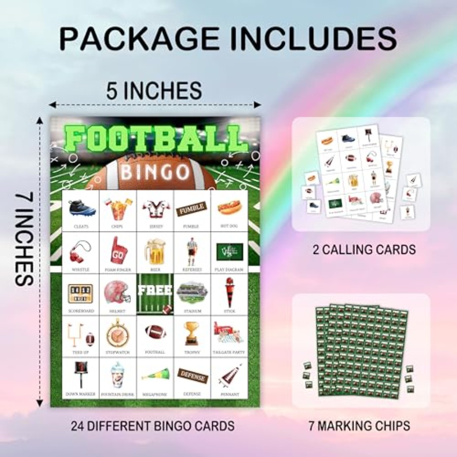 Fußball-Party-Bingo-Spielkarte – Party Games For Large Groups Bewertung und Preis